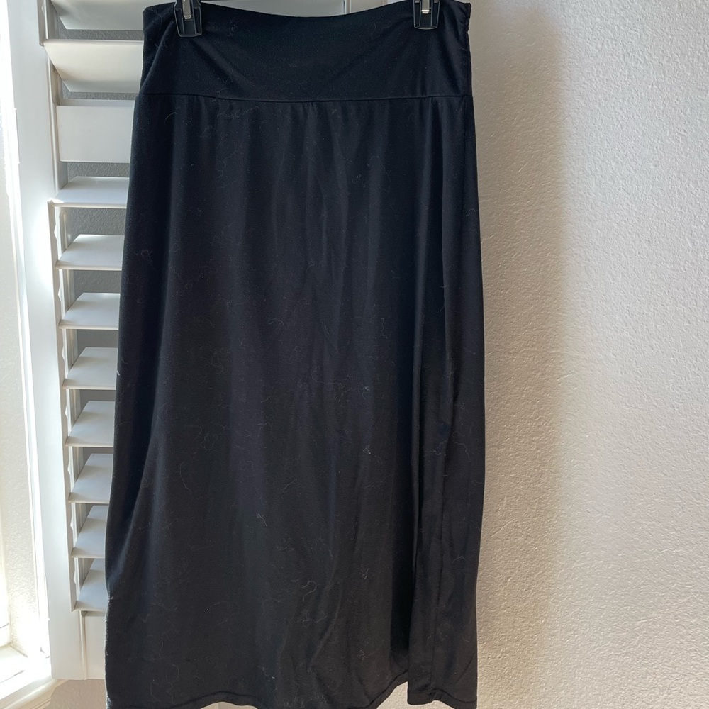 Faded Glory Black Maxi Skirt